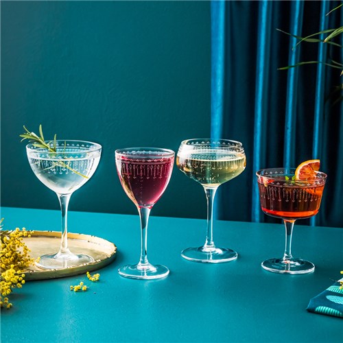 Art Deco Cocktail Coupe Glass 250ml