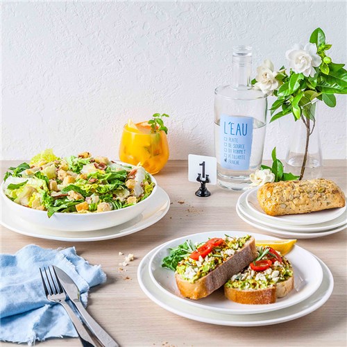 1216209 - Basics Coupe Plate White 280mm