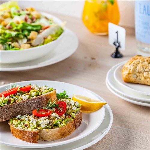 Basics Coupe Plate White 185mm Essentials Collection