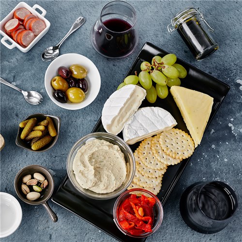 Basics Chefs Tray Black Essentials Collection