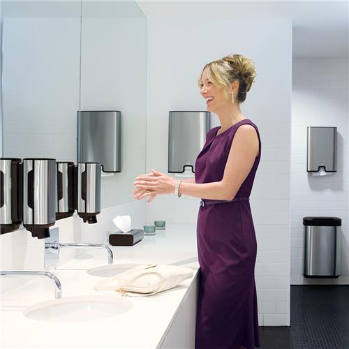 Image Line Stainless Steel Foaming Soap Dispenser Silver 113x105x286mm Tork