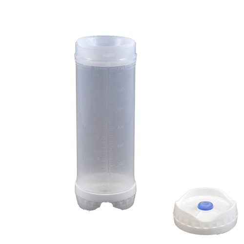 ZZ432052 Portion Pal Bottle & 1-Valve Blue Cap 709ml 24oz