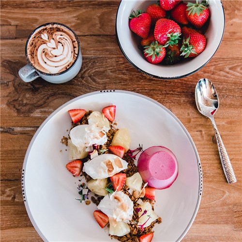 Bistrot Plate White Grey Rim 203mm Pro.mundi