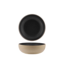 1036538 SOHO RND DEEP BOWL 170X55MM SPECKLE BLK