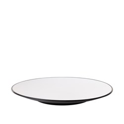 1181174 Dual Colour Melamine Plate Black/White 250mm CouCou