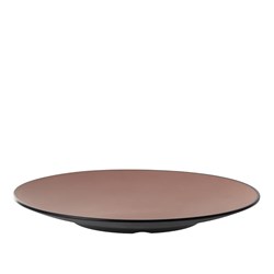 1181186 Dual Colour Melamine Plate Black/Brown 300mm CouCou