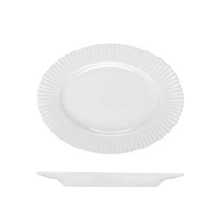 1221285 Le Ballet Spectra Bone China Oval Plate White 195mm