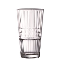 1737452 Stack Up Cross Highball Glass 350ml Tempered