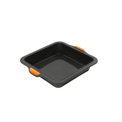 Cake Pan Silicone Square Grey 200x200x50mm