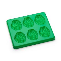 Silicone Food Mould & Lid Spinach 6 Portions Puree Food Molds