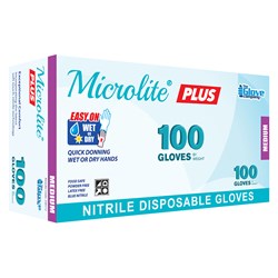 3439482 - GLOVE NITRILE MICROLITE PLUS MED