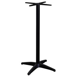 4242084 - Astoria Blk Bar Table Base Suit 700Mm Tops