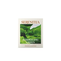 SERENITEA DARJEELING GREEN ENVELOPE PYRAMID BAG