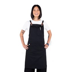 5400910 BIB APRON LUCA BLK 700X820MM