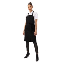 BIB APRON BRIO BLK W/ POCKET 860X840MM