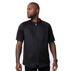 Arcadia Mens Chef Jacket Black Medium