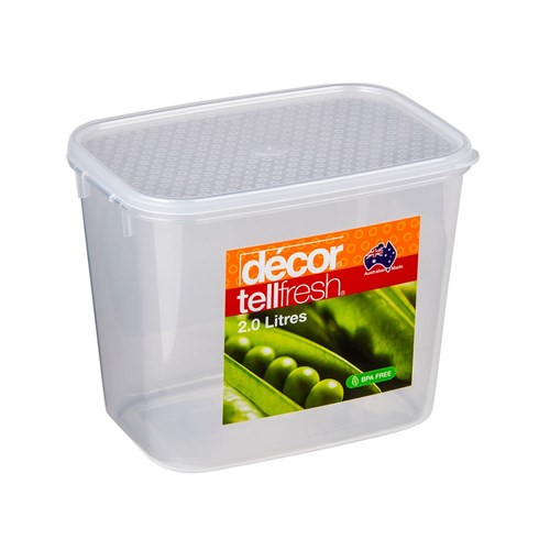 2663862 - Tellfresh Oblong Container 2L Tall 178X125x147mm
