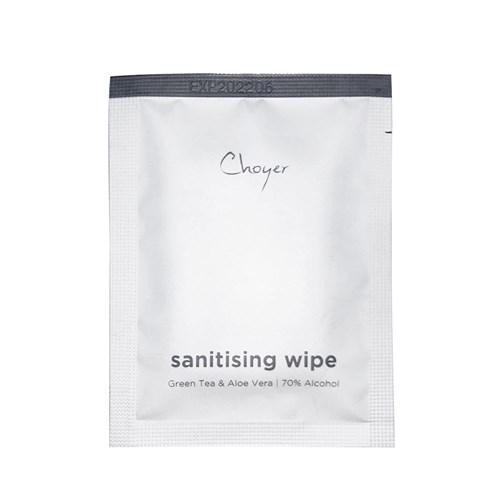 3072031 - Choyer Sanitising Wipe 70% Alcohol 2000/Ctn
