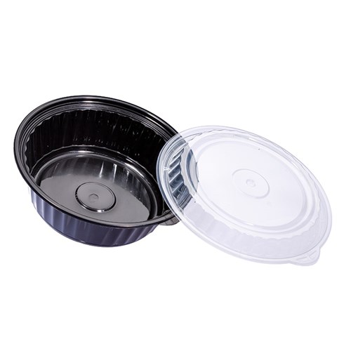3420214 - Wavebox Round Container Black 960ml