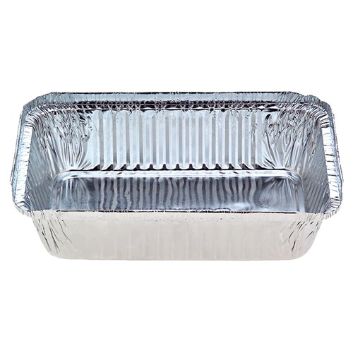 Rectangle Foil Takeaway Tray 220x154x46mm