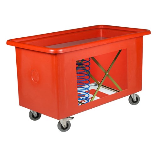4442085 - Backsaver Mobile Tub Red 340l