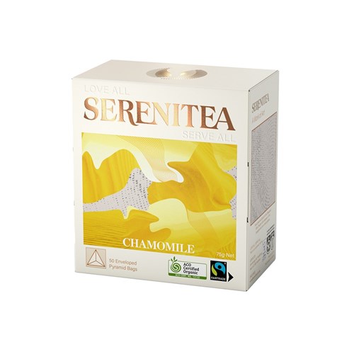 SERENITEA CHAMOMILE ENVELOPE PYRAMID TEA BAGS