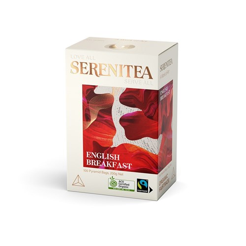 SERENITEA ENGLISH BREAKFAST PYRAMID TEA BAGS