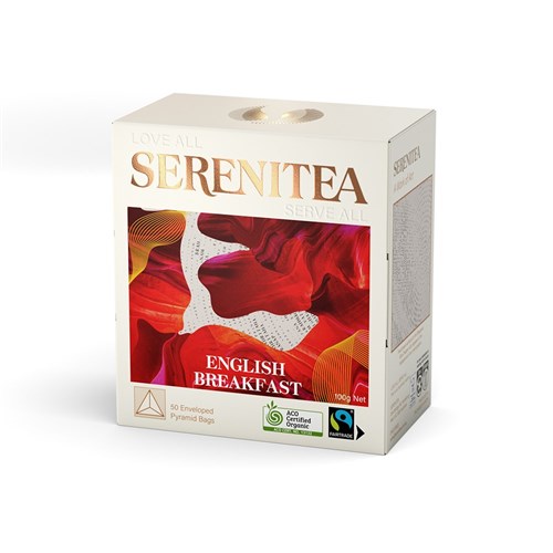 SERENITEA ENGLISH BREAKFAST ENVELOPE PYRAMID BAG