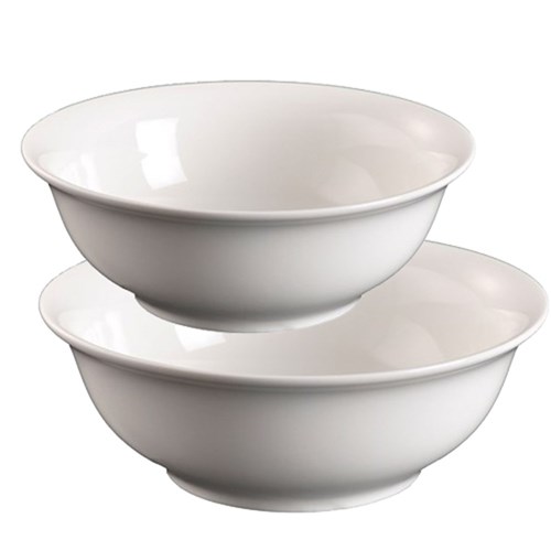Basics Salad Bowls White